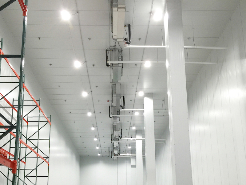 Insulated metal panel ceiling project